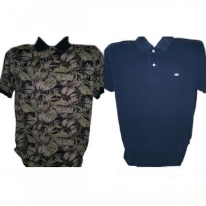 2 POLO SHIRTS SOUTHERN TIDE IZOD GOLF MEN'S MED.